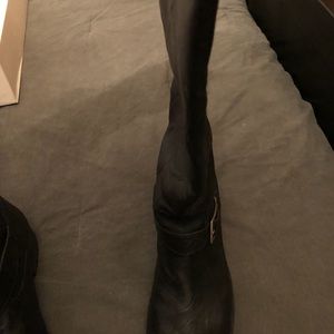 Black jimmy chop boots